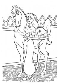 Desenhos para colorir da Jasmine – Página de colorir 48