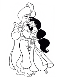 Desenhos para colorir da Jasmine – Página de colorir 49