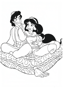 Desenhos para colorir da Jasmine – Página de colorir 50