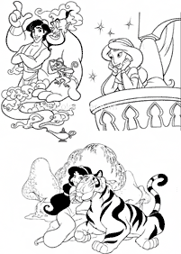 Desenhos para colorir da Jasmine – Página de colorir 51