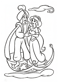 Desenhos para colorir da Jasmine – Página de colorir 52