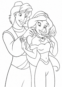 Desenhos para colorir da Jasmine – Página de colorir 53