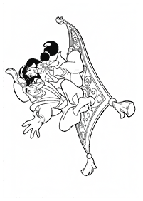 Desenhos para colorir da Jasmine – Página de colorir 56