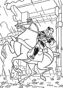 Desenhos da Mulan para colorir – Página de colorir 54