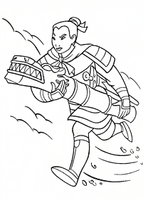 Desenhos da Mulan para colorir – Página de colorir 56