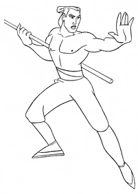 Desenhos da Mulan para colorir – Página de colorir 73