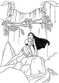 Desenhos da Pocahontas para colorir - Página de colorir 10