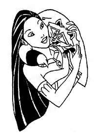 Desenhos da Pocahontas para colorir - Página de colorir 28