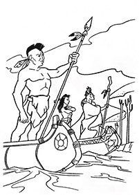 Desenhos da Pocahontas para colorir - Página de colorir 32