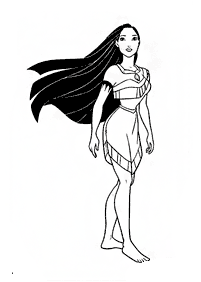 Desenhos da Pocahontas para colorir - Página de colorir 36