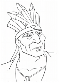 Desenhos da Pocahontas para colorir - Página de colorir 38