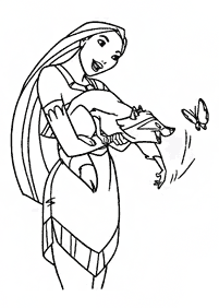 Desenhos da Pocahontas para colorir - Página de colorir 4