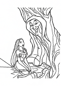 Desenhos da Pocahontas para colorir - Página de colorir 41