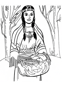 Desenhos da Pocahontas para colorir - Página de colorir 42