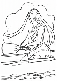 Desenhos da Pocahontas para colorir - Página de colorir 43