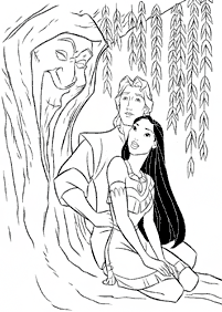 Desenhos da Pocahontas para colorir - Página de colorir 53