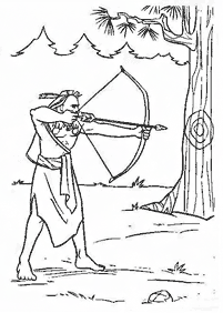 Desenhos da Pocahontas para colorir - Página de colorir 54