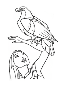 Desenhos da Pocahontas para colorir - Página de colorir 7