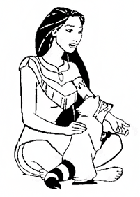 Desenhos da Pocahontas para colorir - Página de colorir 8