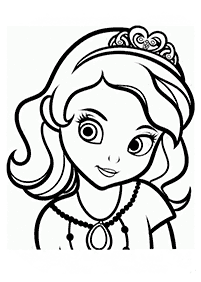 Desenhos da Princesinha Sofia para colorir – Página de colorir 18