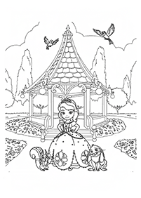 Desenhos da Princesinha Sofia para colorir – Página de colorir 2