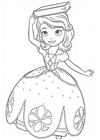 Desenhos da Princesinha Sofia para colorir – Página de colorir 5