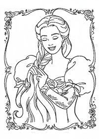 Desenhos para colorir de Rapunzel (Enrolados) – Página de colorir 11