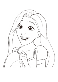 Desenhos para colorir de Rapunzel (Enrolados) – Página de colorir 12