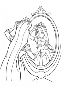 Desenhos para colorir de Rapunzel (Enrolados) – Página de colorir 14