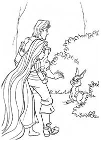 Desenhos para colorir de Rapunzel (Enrolados) – Página de colorir 20