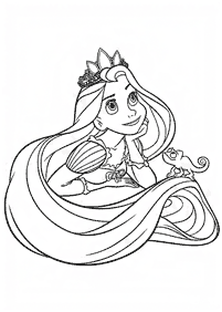 Desenhos para colorir de Rapunzel (Enrolados) – Página de colorir 26