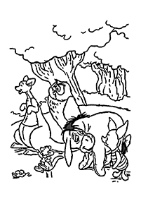 Desenhos para colorir do Ursinho Pooh – Página de colorir 1