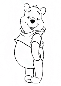 Desenhos para colorir do Ursinho Pooh – Página de colorir 9