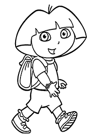 desenhos para colorir da Dora - Página de colorir 2