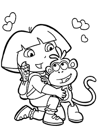 desenhos para colorir da Dora - Página de colorir 23