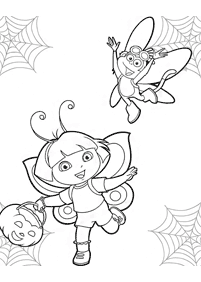 desenhos para colorir da Dora - Página de colorir 98