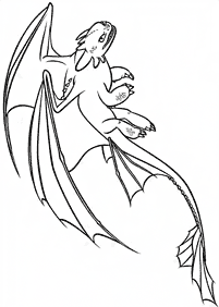 Desenhos para colorir de dragão - Página de colorir 12