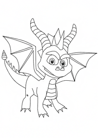 Desenhos para colorir de dragão - Página de colorir 17