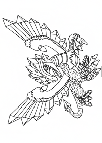 Desenhos para colorir de dragão - Página de colorir 2