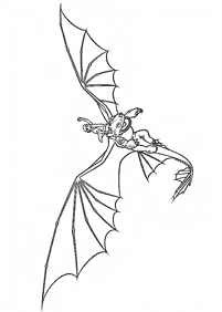 Desenhos para colorir de dragão - Página de colorir 20
