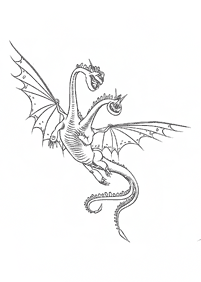 Desenhos para colorir de dragão - Página de colorir 27