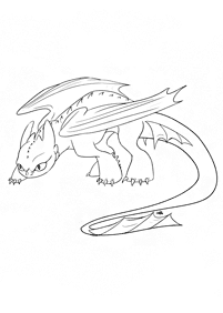 Desenhos para colorir de dragão - Página de colorir 8