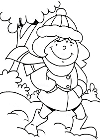 Desenhos de inverno para colorir – Página de colorir 30