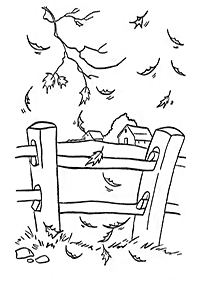 Desenhos de outono para colorir – Página de colorir 22