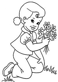 Desenhos de primavera para colorir – Página de colorir 3