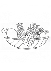 Desenhos de frutas para colorir - Página de colorir 110