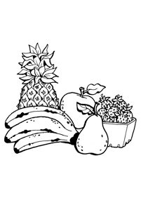 Desenhos de frutas para colorir - Página de colorir 111