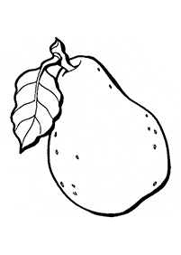 Desenhos de frutas para colorir - Página de colorir 12