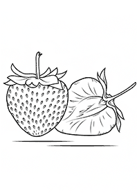 Desenhos de frutas para colorir - Página de colorir 17