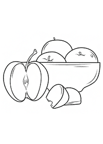 Desenhos de frutas para colorir - Página de colorir 2